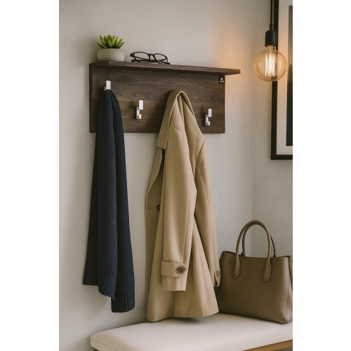 WDC-67 WIESZAK ŚCIENNY DREWNIANY LITE Dąb Olcha Rozmiar od 50 do 120 cm